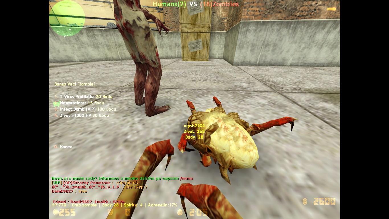 Crab Zombie a Big Zombie spoločne v boji